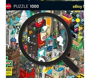 HEYE Puzzle Pixorama: New York Quest / 1000 Teile / 70 x 50 cm
