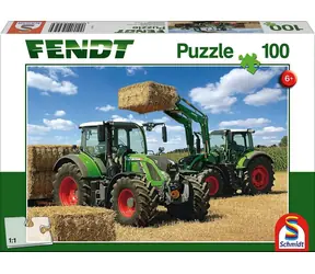 Schmidt Puzzle Traktoren Fendt 724 Vario und Fendt 716 Vario / 100 Teile / 36,1 × 24,3 cm
