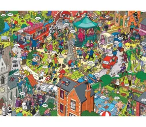 EUROGRAPHICS Puzzle „Was kann schon schiefgehen?“ XL / 500 Teile / 68 x 49 cm