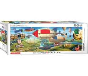 EUROGRAPHICS Panoramapuzzle Das große Rennen / 1000 Teile / 99 x 33 cm
