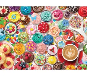 EUROGRAPHICS Puzzle Cupcake Party / 1000 Teile / 68 x 48 cm