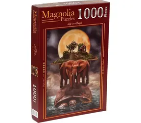 MAGNOLIA Puzzle Planet Erde / 1000 Teile / 48 x 68 cm