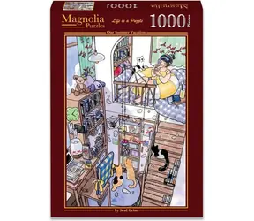 MAGNOLIA Puzzle Unsere Sommerferien / 1000 Teile / 48 x 68 cm