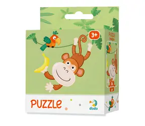 DODO Puzzle Affe / 16 Teile / 22 x 22 cm