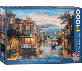 EUROGRAPHICS Puzzle Straßenbahn Himmel / 1000 Teile / 67,6 × 48,9 cm
