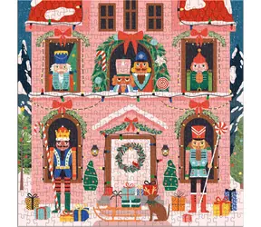 Galison Quadratisches Puzzle „Der Zauber des Nussknackers“ / 500 Teile / 51 × 51 cm