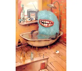 HEYE Puzzle Zozoville: In der Badewanne / 1000 Teile / 50 x 70 cm