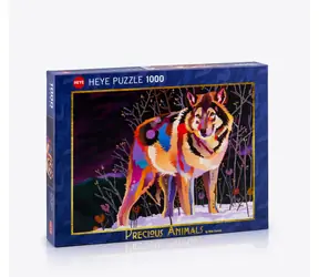 HEYE Puzzle Nachtwolf / 1000 Teile / 70 x 50 cm