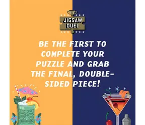 Ridley's Games Puzzle-Duell Cocktail-Duell: Pia Colada vs. Manhattan / 2 x 70 Teile