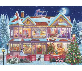 EUROGRAPHICS Puzzle Weihnachtsvorbereitungen / 1000 Teile / 68 x 48 cm