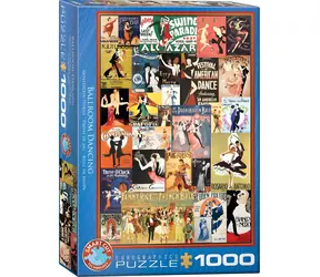 EUROGRAPHICS Puzzle Vintage-Tanzsaalplakate / 1000 Teile / 48 x 68 cm