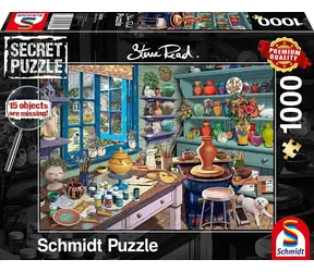 Schmidt Puzzle Geheime Töpferwerkstatt / 1000 Teile / 15 versteckte Details