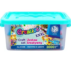 ASTRA Kreativset Creativo XXXL Ostern / 2000 Teile / Mischung aus Kreativmaterialien