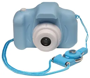 Denver KCA-1340BU / Digitalkamera für Kinder / Klappbare Selfie-Linse / USB-C / Micro-SD