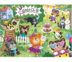 DODO Puzzle Fantasy: Katzenurlaub / 30 Teile / 27 x 20 cm
