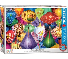 EUROGRAPHICS Puzzle Asiatische Laternen / 1000 Teile / 68 x 48 cm