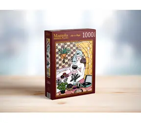 MAGNOLIA Puzzle Bad und Müsli / 1000 Teile / 48 x 68 cm