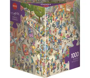 HEYE Puzzle Zombies in Motion / 1000 Teile / 70 × 50 cm