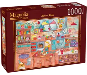 MAGNOLIA Puzzle Bunte Bäckerei / 1000 Teile / 68 x 48 cm