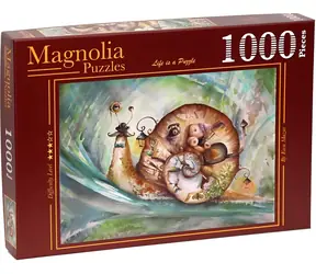 MAGNOLIA Puzzle Schnecke / 1000 Teile / 68 x 48 cm
