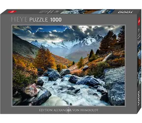 HEYE Puzzle Bergbach, Schweiz / 1000 Teile / 70 × 50 cm