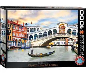 EUROGRAPHICS Puzzle Rialtobrücke, Venedig / 1000 Teile / 67,63 × 48,89 cm