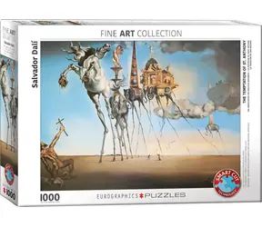 EUROGRAPHICS Puzzle Die Versuchung des heiligen Antonius / 1000 Teile / 67,6 × 48,9 cm