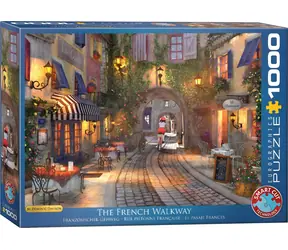 EUROGRAPHICS Puzzle Französische Gasse / 1000 Teile / 67,63 × 48,89 cm