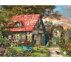 EUROGRAPHICS Puzzle Dorf Schuppen XL / 500 Teile / 68 x 48 cm