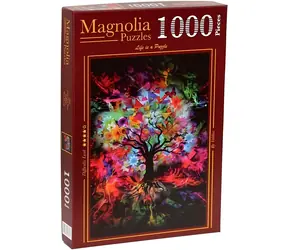 MAGNOLIA Puzzle Bunter Baum / 1000 Teile / 48 x 68 cm