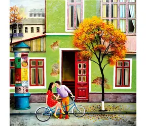 MAGNOLIA Puzzle Herbstkuss / 1023 Teile / 60 x 60 cm