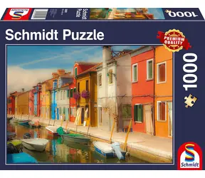 Schmidt Puzzle Helle Häuser / 1000 Teile