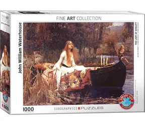 EUROGRAPHICS Puzzle Die Dame von Shalott / 1000 Teile / 68 × 48 cm