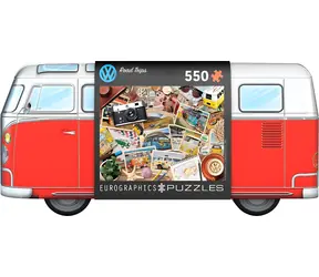 EUROGRAPHICS Puzzle in der Metalldose Volkswagen Roadtrip / 550 Teile / 48 × 33 cm