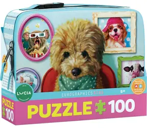 EUROGRAPHICS Puzzle in der Snackbox - Abendessenzeit / 100 Teile / 48 x 33 cm