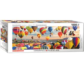 EUROGRAPHICS Panorama-Puzzle „Ballonstart“ / 1000 Teile / 99 x 33 cm