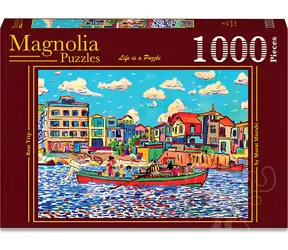 MAGNOLIA Puzzle Bootsfahrt / 1000 Teile / 68 x 48 cm