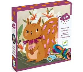 DJECO Stickset für Anfänger / Kreativset / Sticken / 4 Bilder