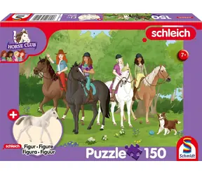 Schmidt Puzzle Schleich Nature Trip / 150 Teile + Schleich Figur / 43,2 x 29,1 cm