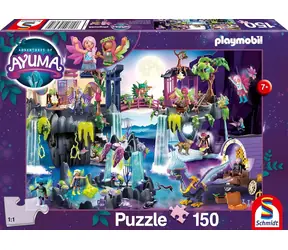 Schmidt Puzzle Playmobil Ayuma: Geheimnisvolle Abenteuer / 150 Teile / Größe 43,2 × 29,1 cm