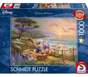 Schmidt Puzzle Donald & Daisy: Entennachmittag / 1000 Teile / ab 12 Jahren