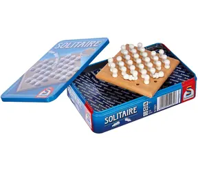Schmidt Solitaire-Spiel in einer Blechdose / Brettspiel / 1 Spieler