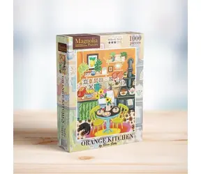 MAGNOLIA Puzzle Orange Küche / 1000 Teile / 48 x 68 cm