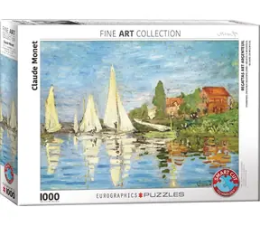EUROGRAPHICS Puzzle Regatta in Argenteuil / 1000 Teile / 68 x 48 cm