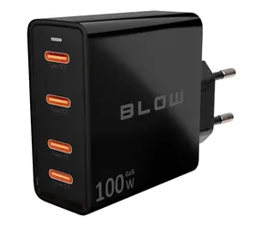 Blow Powerbank 4X USB-C 100W schwarz / Ladegerät / GaN / PD 100W / PPS