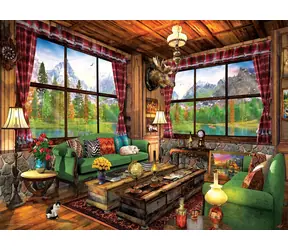 EUROGRAPHICS Puzzle Gemütliches Häuschen / 1000 Teile / 67,63 x 48,89 cm