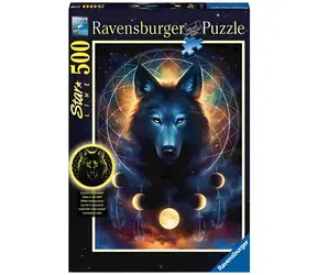 Ravensburger Leuchtpuzzle Mondwolf / 500 Teile