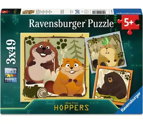 Ravensburger Puzzle: Ab in die Wildnis / 3x49 Teile