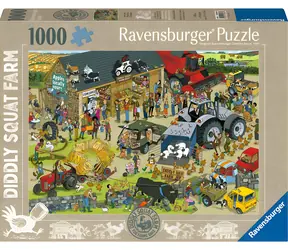 Ravensburger Puzzle Farm Diddly Squat Shop / 1000 Teile
