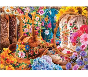 EUROGRAPHICS Puzzle Bauernstiefel / 1000 Teile / 68 x 48 cm